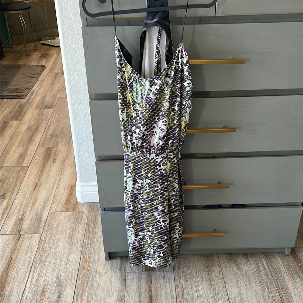 Lululemon Athletica Silver Purple Wrap Sundress